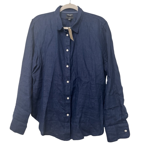 NWT J. Crew Garçon classic shirt in Baird McNutt Irish linen - Picture 4 of 5